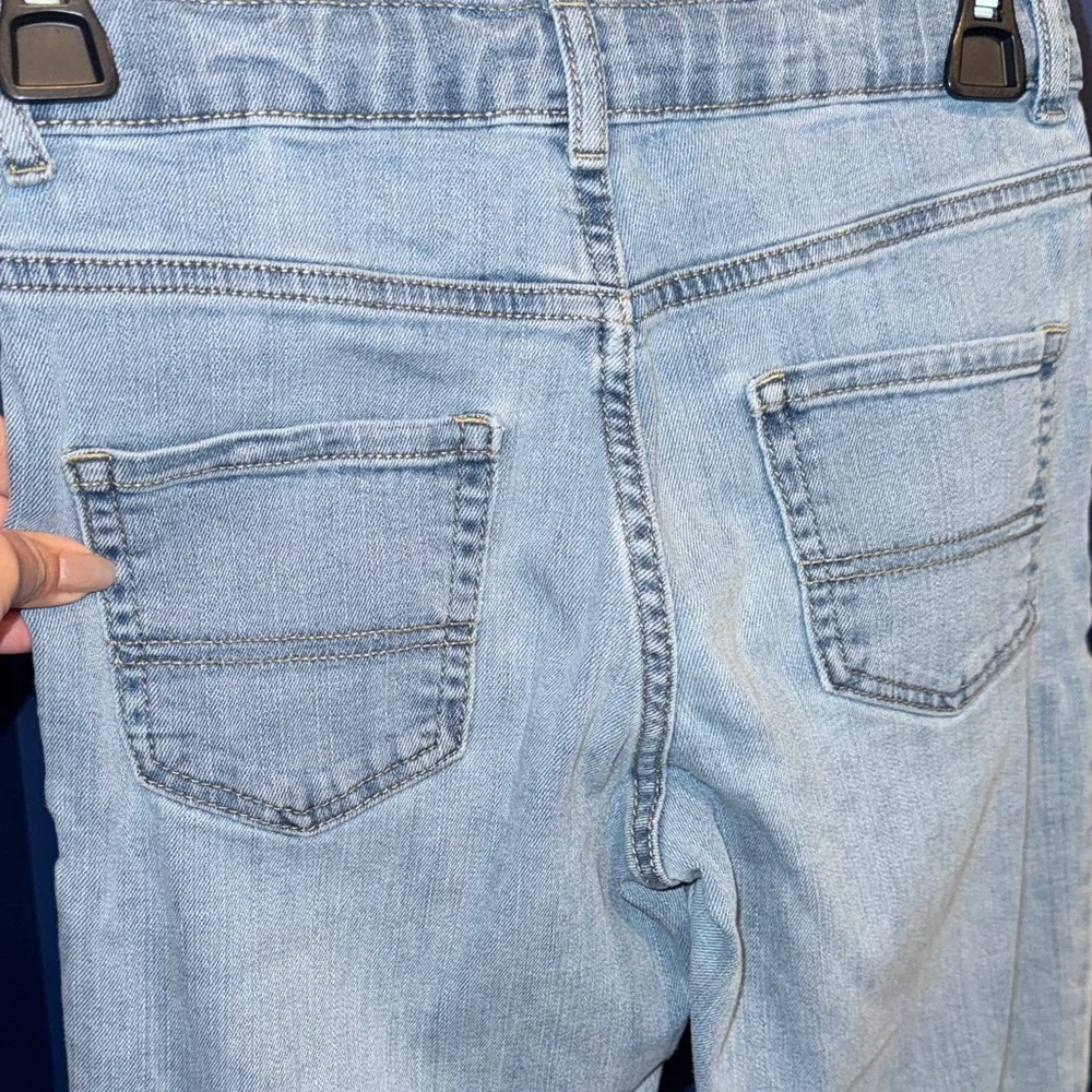 The Children's Place - Light Blue Wash Straight Leg Jeans Size 10